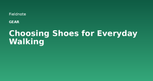 Read more about the article Choosing Shoes for Everyday Walking