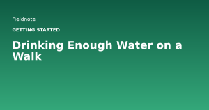 Read more about the article Drinking Enough Water on a Walk